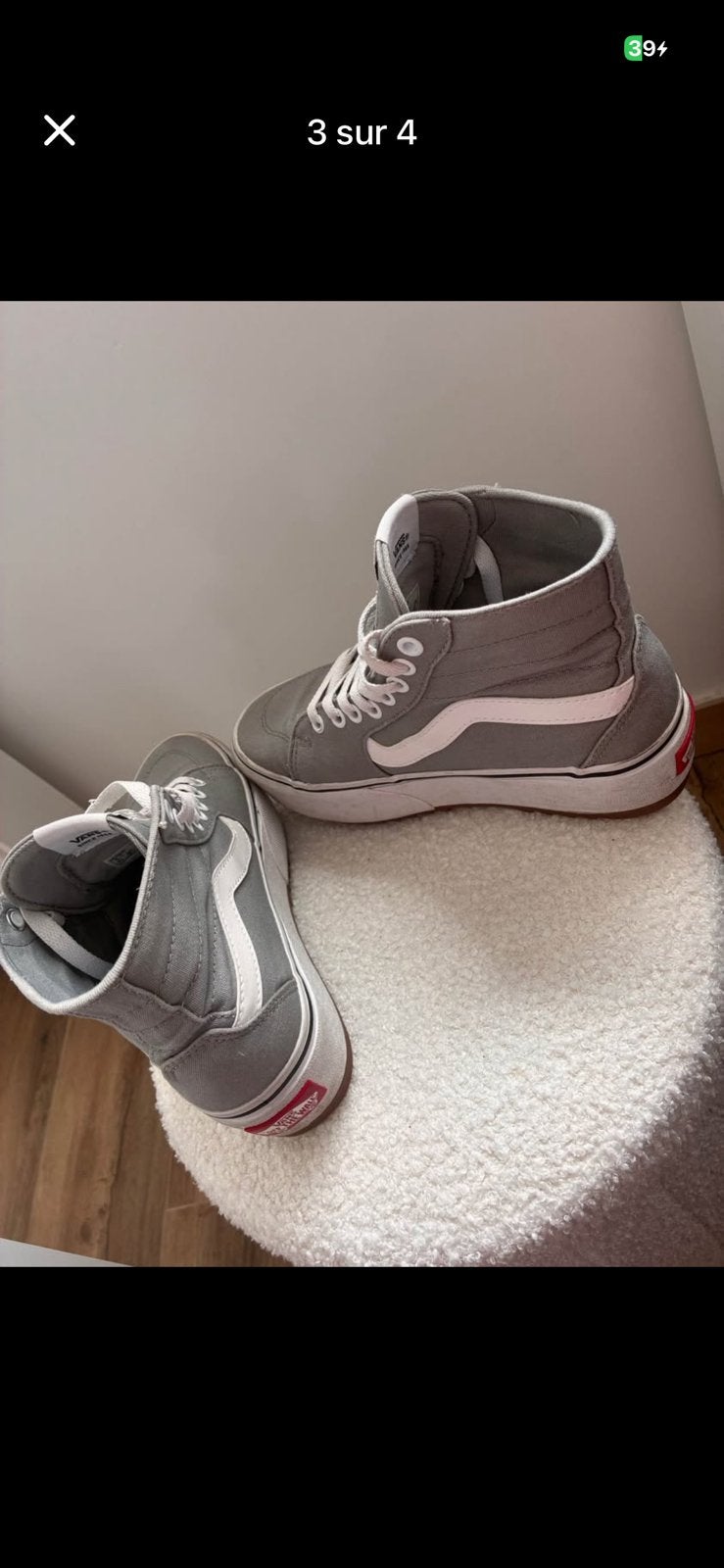 Vans compen grise, Ophalen, Gebruikt