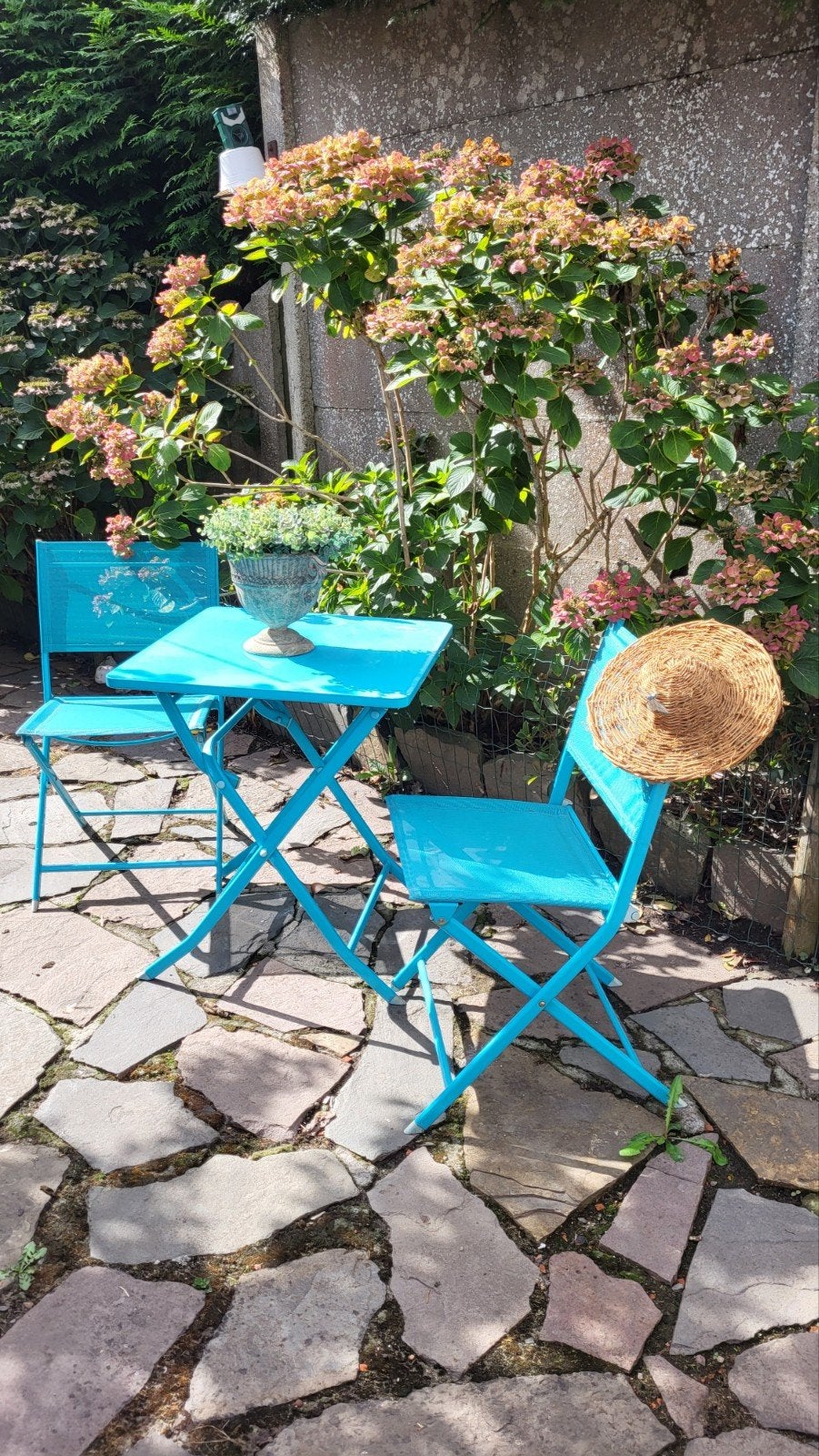 Bistrosetje in zomers kleurtje, Tuin en Terras, Ophalen