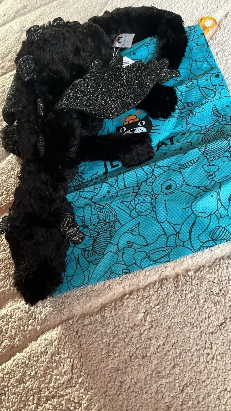 Jellycat, Jellycat, Enlèvement ou Envoi, Noir, Comme neuf