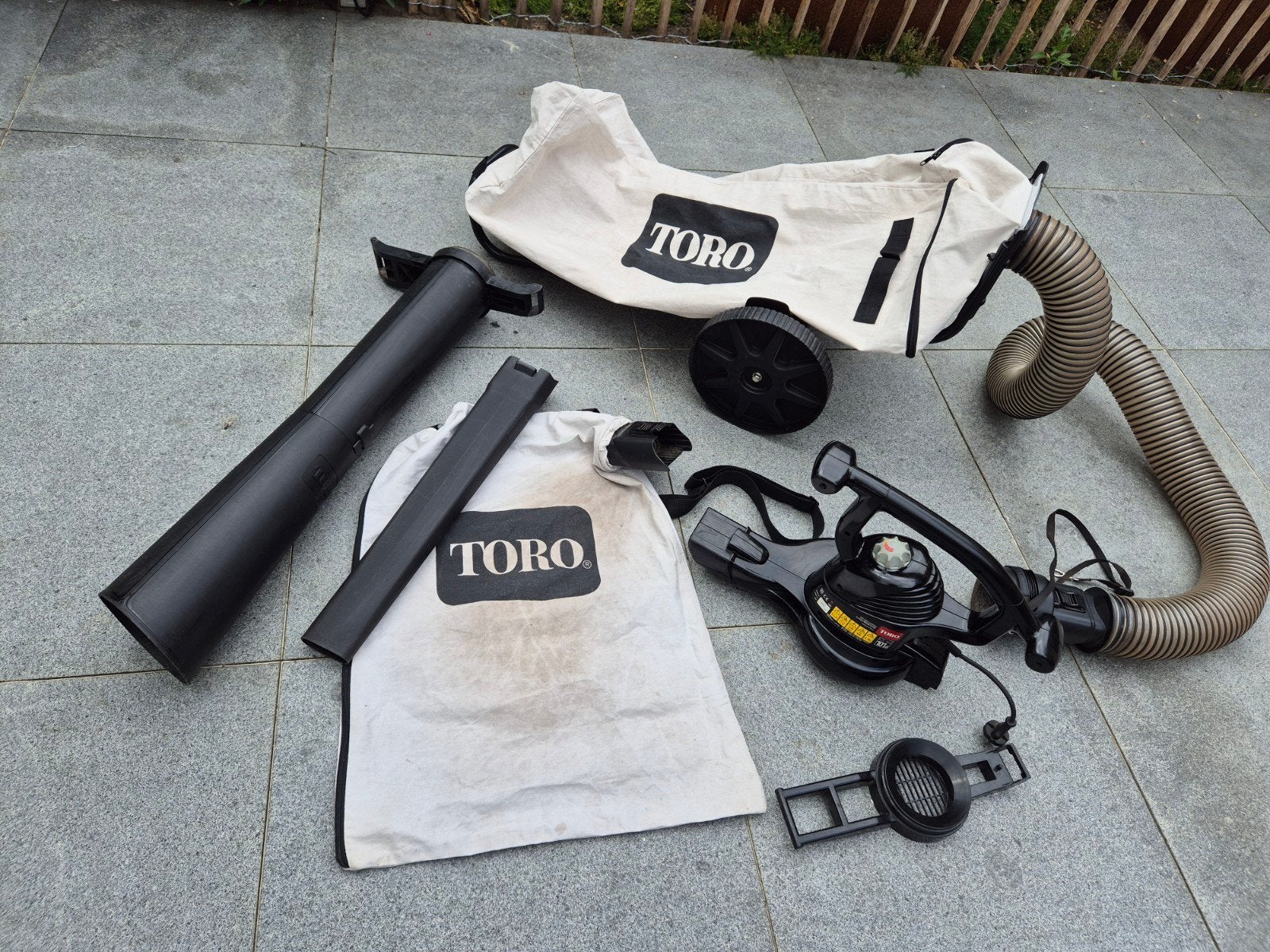 bladblazer en bladzuiger TORO, Tuin en Terras, Bladblazers, Ophalen, Gebruikt, Met opvangzak, Handgedragen