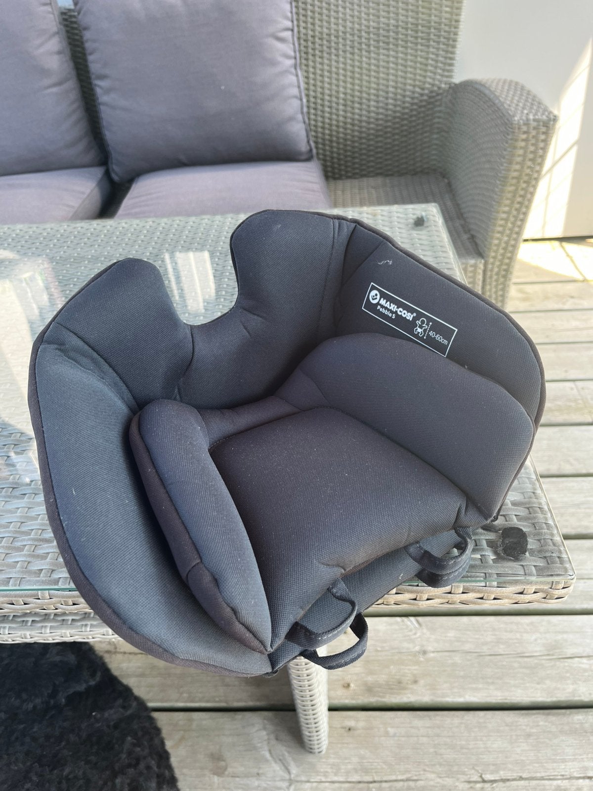 Maxi-Cosi Pebble S Baby Hugg-zitverkleiner (newborn inlay)., Enlèvement, Comme neuf, Maxi-Cosi