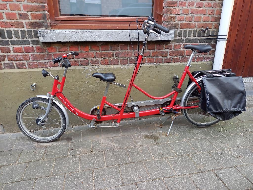 Tandem / onderwaterfiets, Vélos & Vélomoteurs, Vélos | Tandems, Utilisé, Moins de 10 vitesses, Frein à tambour, Enlèvement