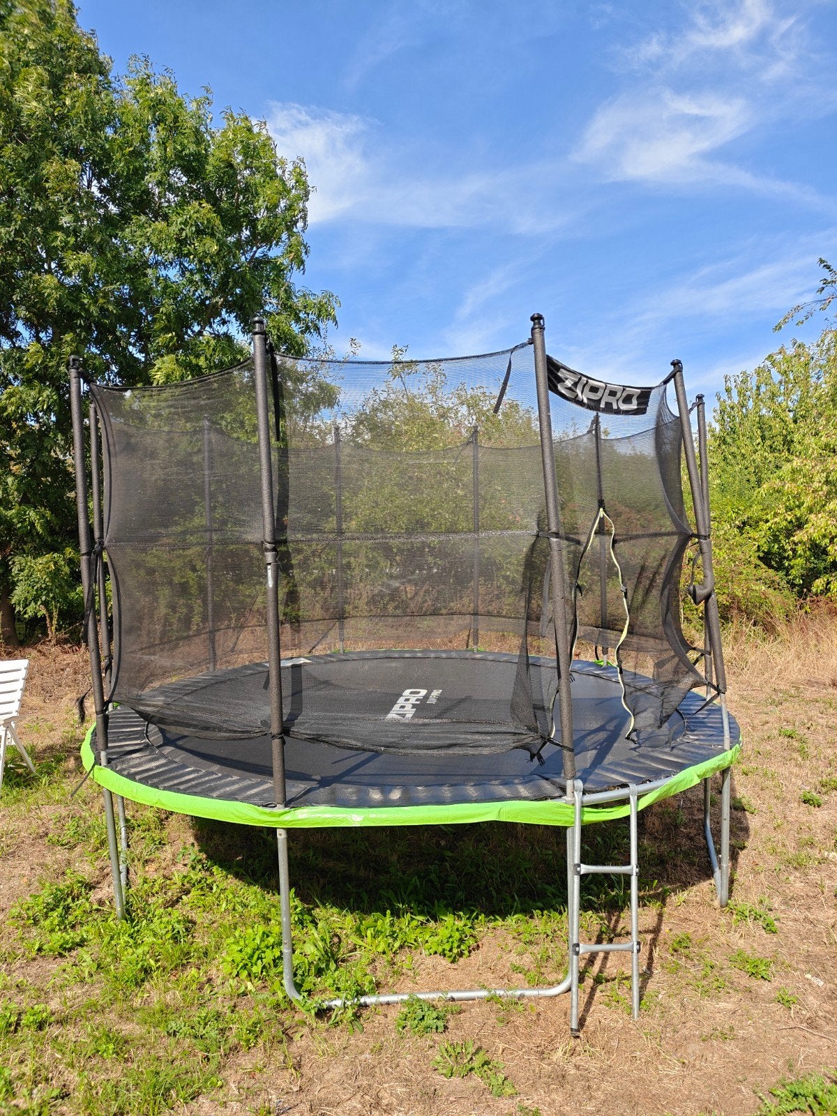 Trampoline, Ophalen, Gebruikt