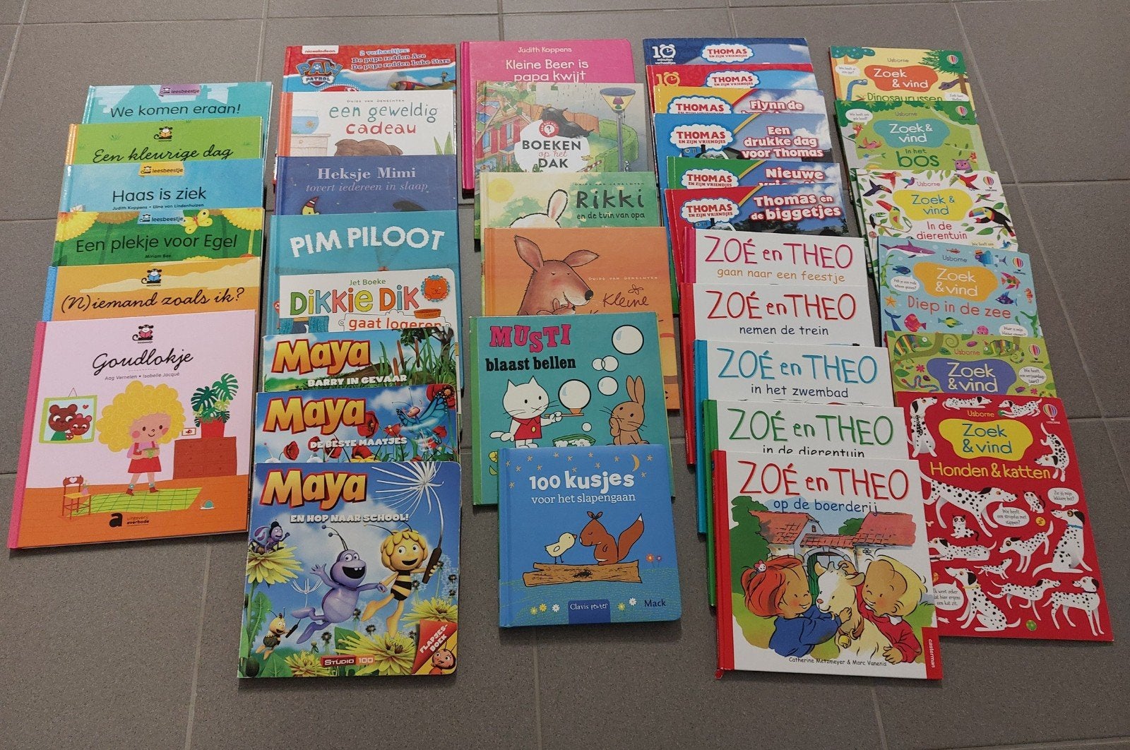 Tientallen peuter- en kleuterboeken aan €1 - zie foto's, Enlèvement ou Envoi