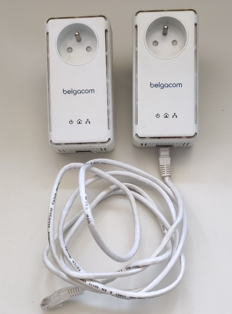 PLC adaptor, Enlèvement, Utilisé, Belgacom