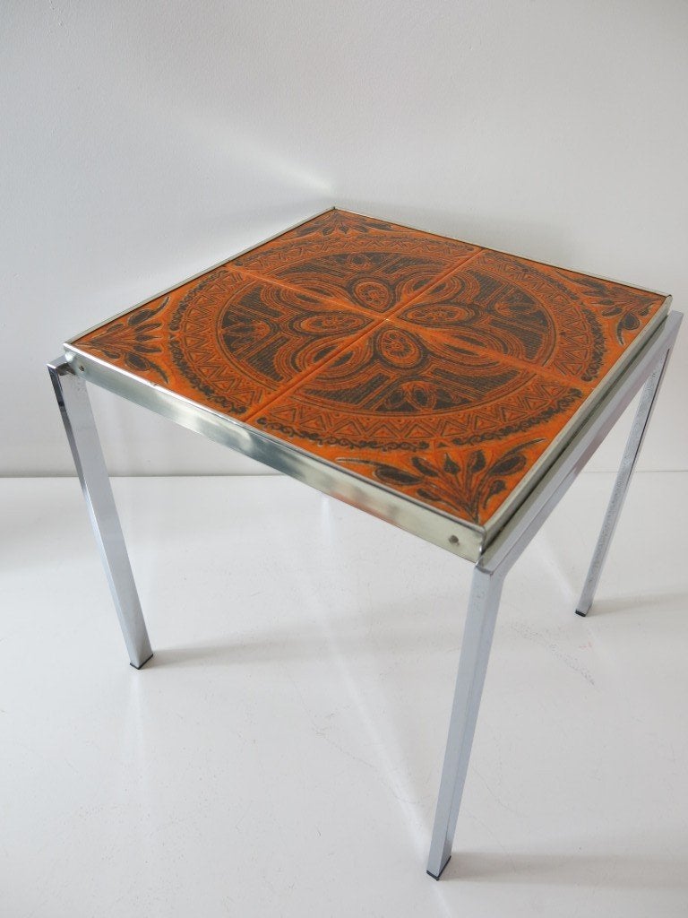 Vintage salontafel stijl van Belarti, Huis en Inrichting, Ophalen of Verzenden, Zo goed als nieuw