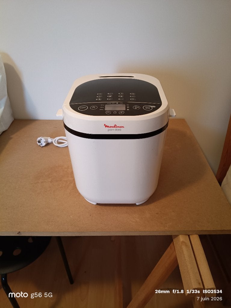machine à pain ., 400 tot 800 gram deeg, Ophalen, Met timer, Gebruikt