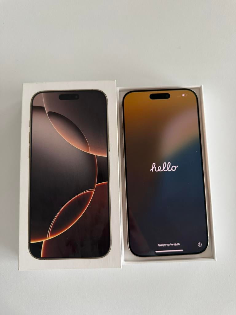 iPhone 16 pro max, Télécoms, Enlèvement, Utilisé, Doré, Apple