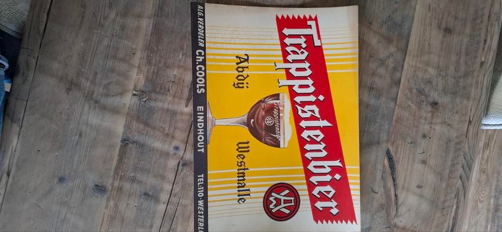 Reclamebord westmalle trappist, Verzamelen, Ophalen