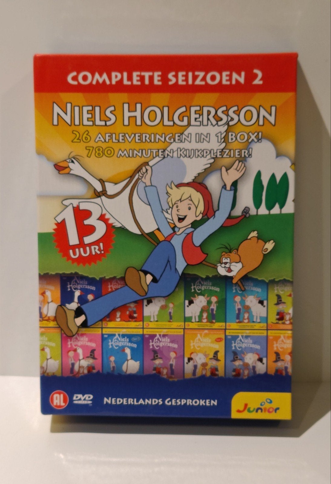 Coffret DVD complet de la saison 2 de Niels Holgersson, nost, Enlèvement ou Envoi, Tous les âges, Néerlandais, Néerlandais
