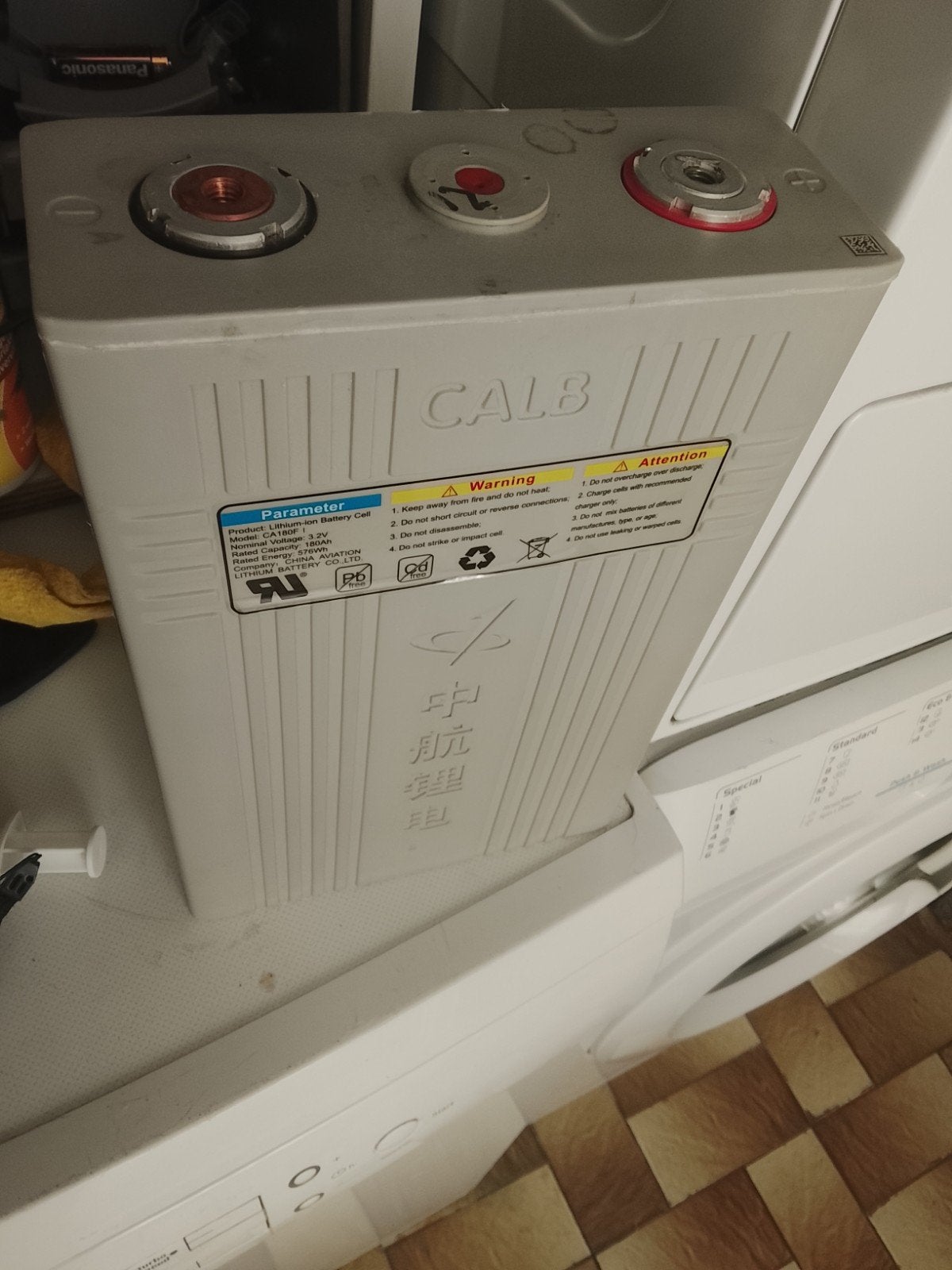 Lifepo4 180ah lithium cellen  100 procent goed getest., Ophalen