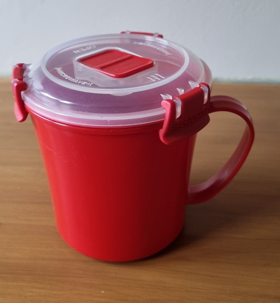 Sistema soepbeker 656ml, Rouge, Comme neuf, Compatible lave-vaisselle, Bol ou Canette