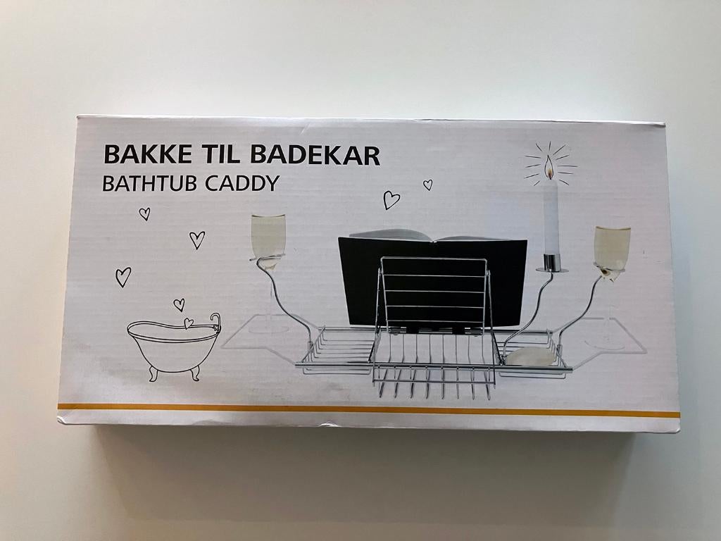 Expandable Chrome Over Bath Rack Organiser, Ophalen, Nieuw, 50 tot 100 cm, Overige typen