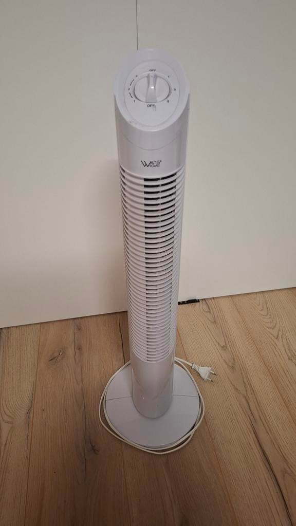 Witte torenventilator – in goede staat, Electroménager, Enlèvement, Ventilateur tour