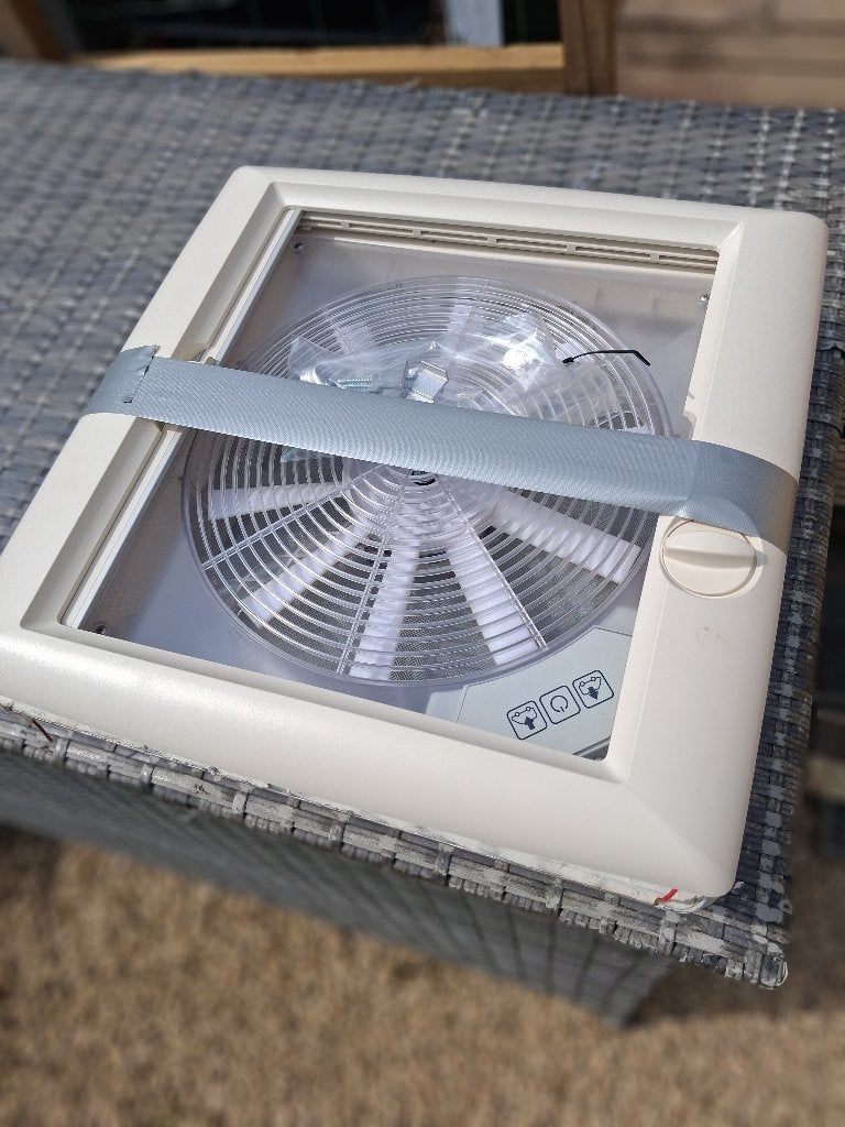 Ventilator, Elektronische apparatuur, Ventilatoren, Ophalen, Zo goed als nieuw, Plafondventilator