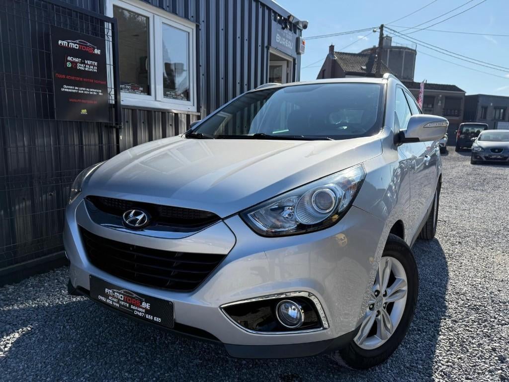 Hyundai iX35 2.0i/ 1ste hands/GPS/leer/onderhoud+garantie, Zwart, 4 cilinders, 5 zetels, 5 deurs