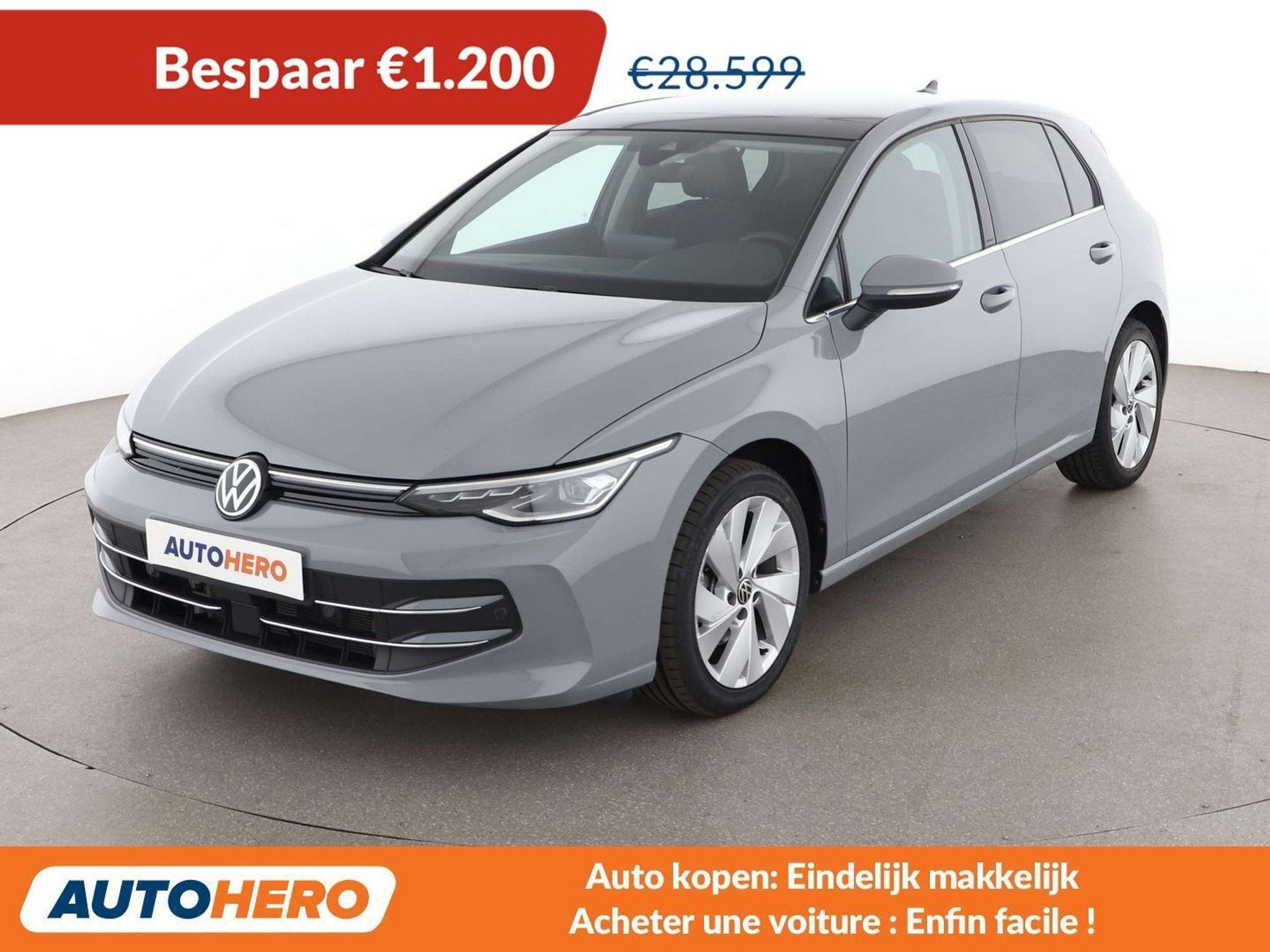 Volkswagen Golf 1.5 eTSI Style (bj 2025, automaat), Auto's, 5 deurs, Golf, 1376 kg, 150 pk