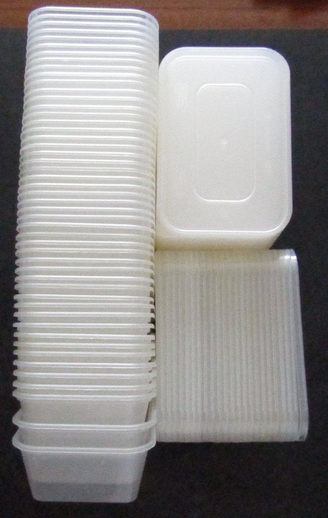 49 récipients avec couvercles adaptés congélateur de 650 ml, Maison & Meubles, Accessoires pour la Maison | Plataux & Paniers