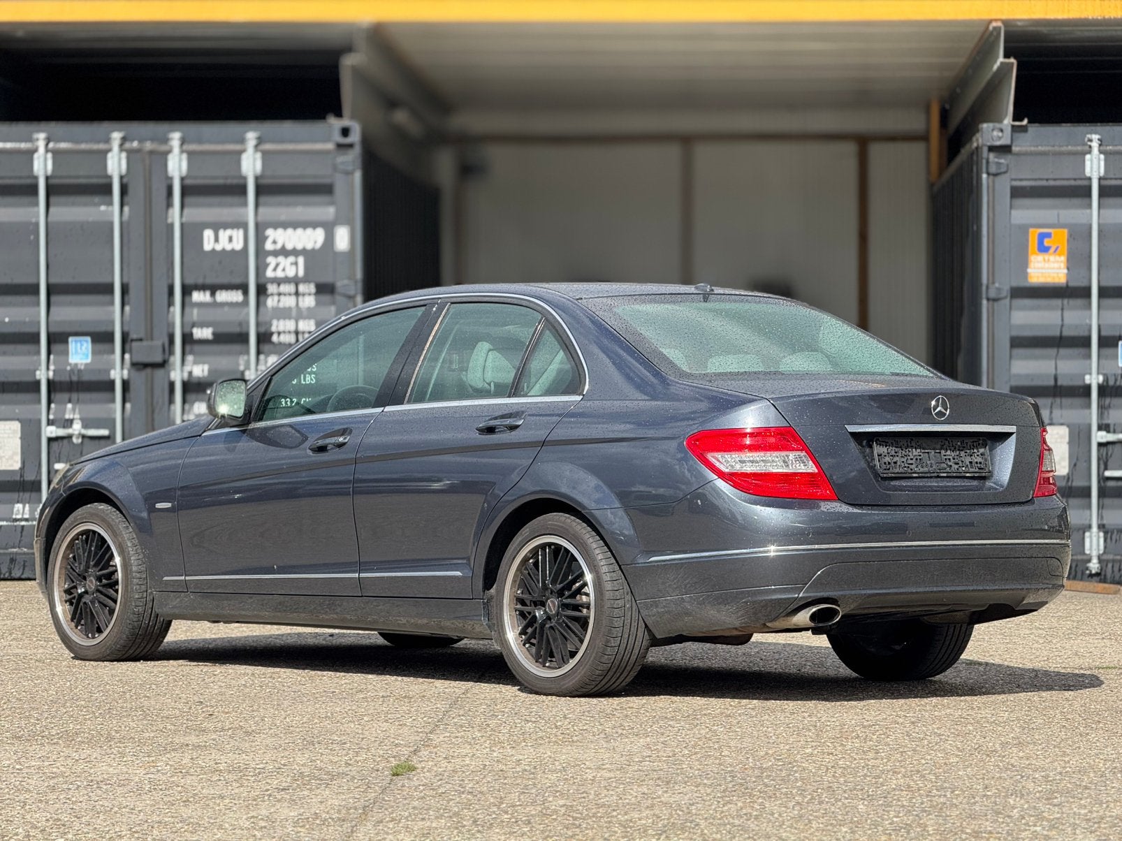 Mercedes C200 kompressor | Benzine | Gekeurd VVK + Garantie, Autos, Cruise Control, Argent ou Gris, Achat, Entreprise
