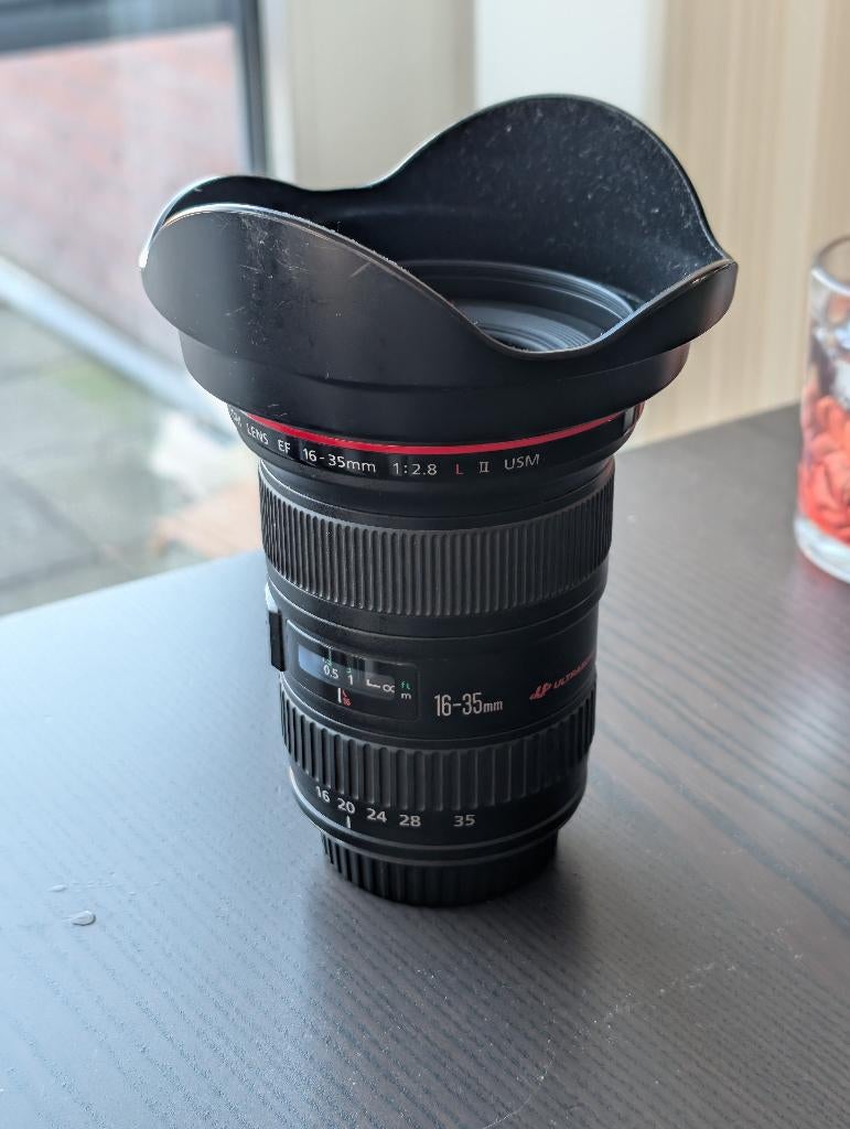 Canon EF 16-35mm f/2.8 L II USM, TV, Hi-fi & Vidéo, Photo | Lentilles & Objectifs, Utilisé, Objectif grand angle, Zoom, Enlèvement ou Envoi