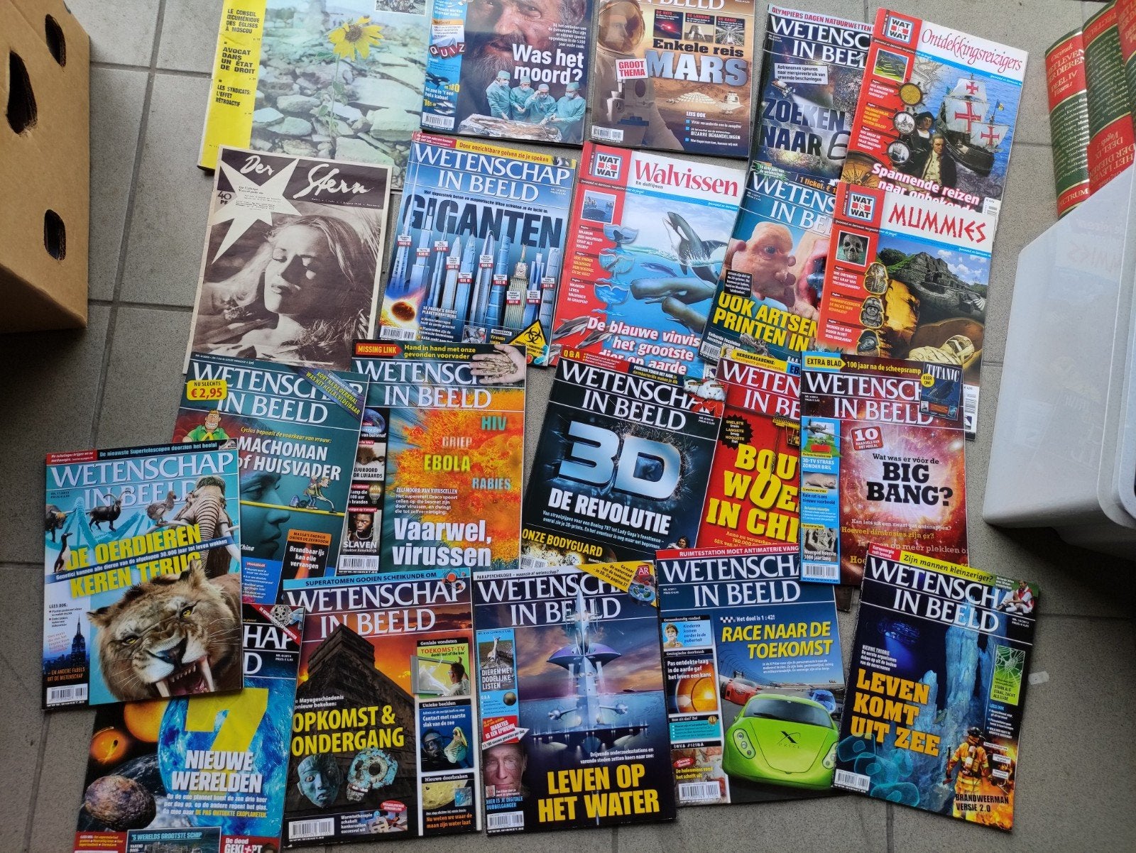 KOOPJE OPNIEUW : LOT VAN 20 wetenschappelijke magazines, Boeken, Tijdschriften en Kranten, Ophalen of Verzenden