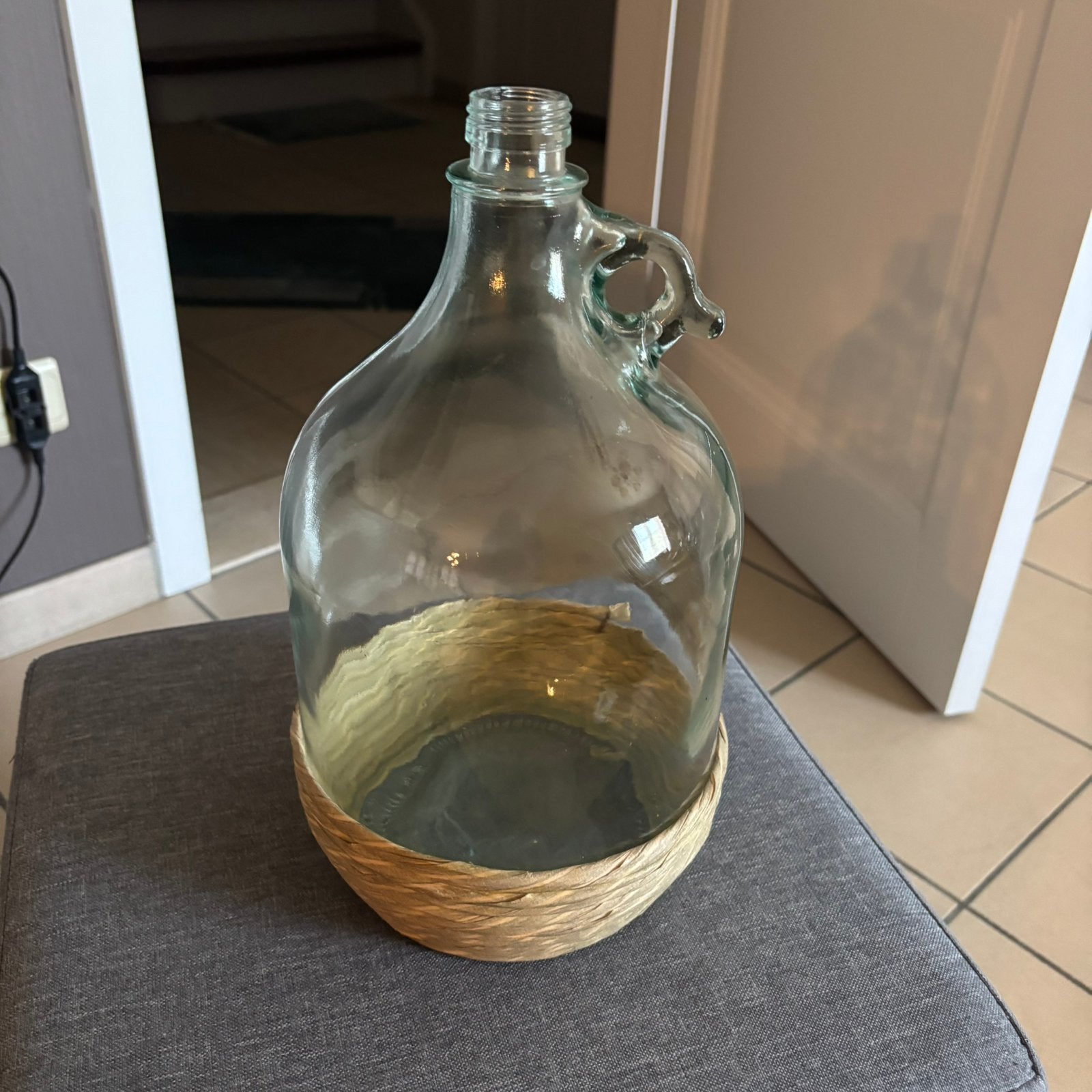 Dame Jeanne flessen 5L, Enlèvement