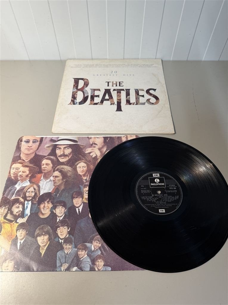 The beatles - 20 greatest hits - vinyl lp, Ophalen of Verzenden, Zo goed als nieuw, LP