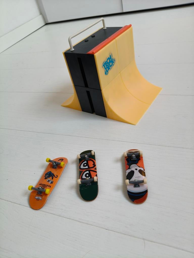 Fingerboards + ramp van Tech Deck., Ophalen