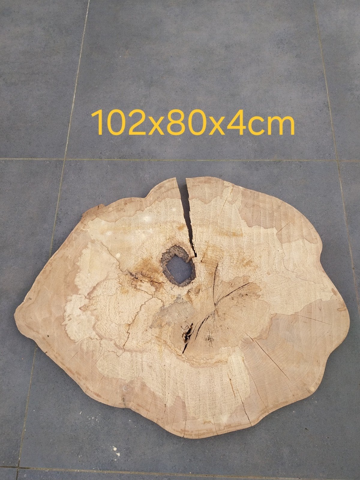 Boomstamtabletten voor boomstamtafel beuk, Doe-het-zelf en Bouw, Hout en Planken, Ophalen, Gebruikt, Plank, 50 mm of meer