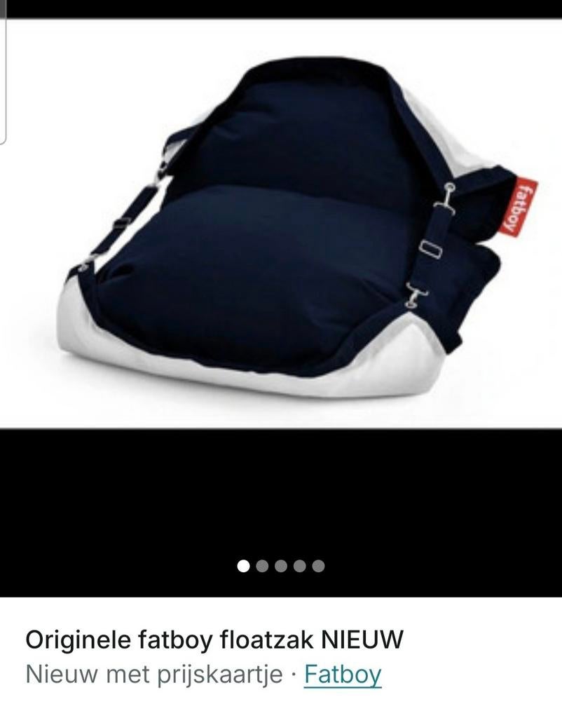 Floatzak fatboy NIEUW, Ophalen, Zitzak