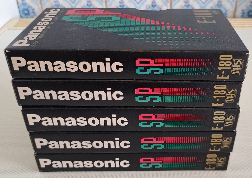 Gebruikte videobanden PANASONIC SP E-180 VHS, Cd's en Dvd's, Ophalen, VHS