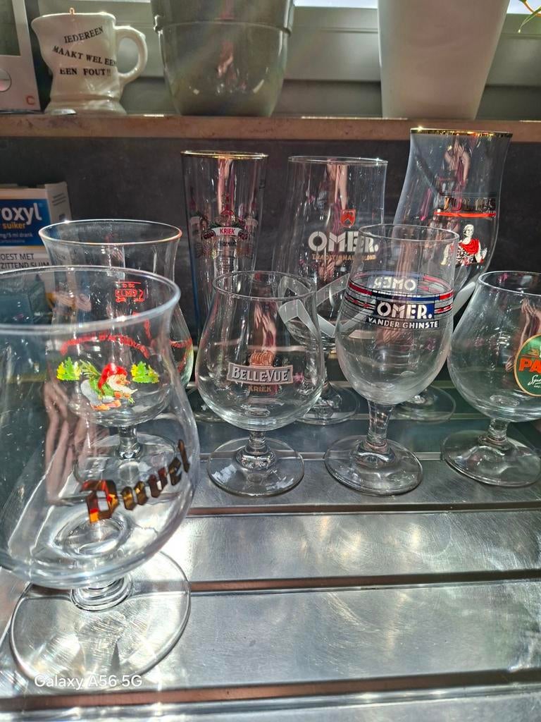 Bierglazen, Ophalen