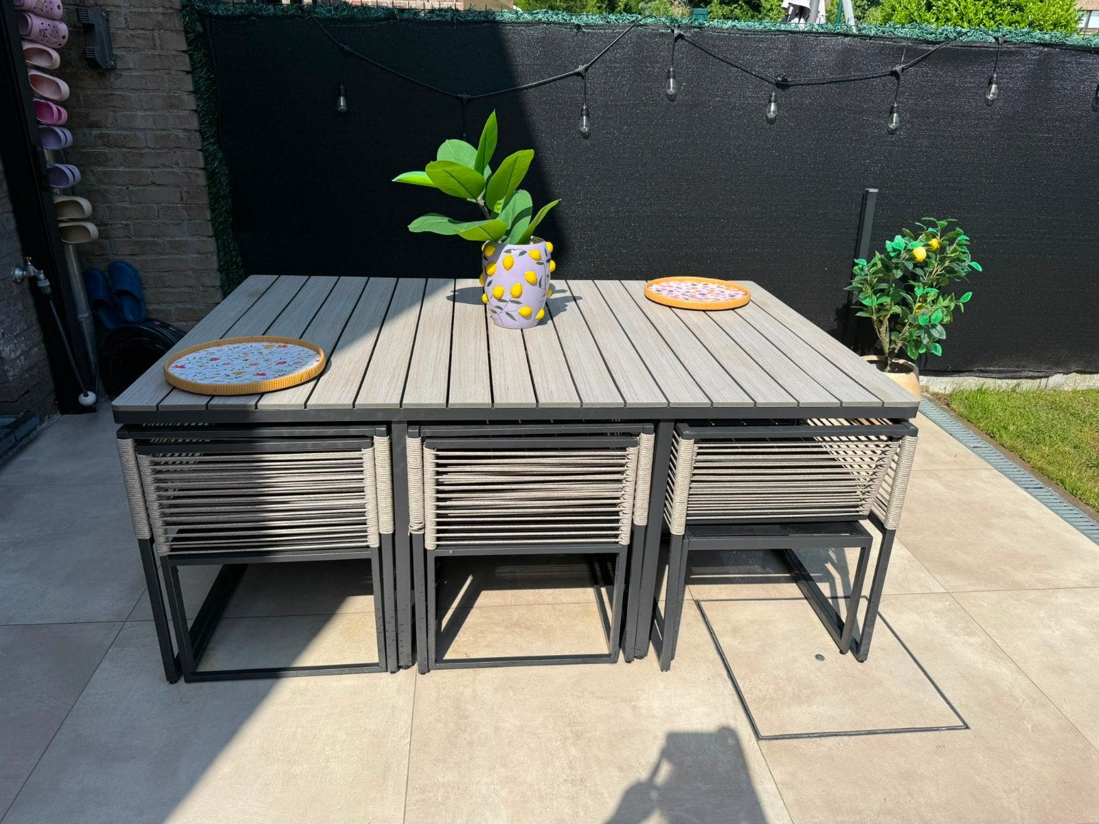 Table de jardin 10 personnes, Enlèvement