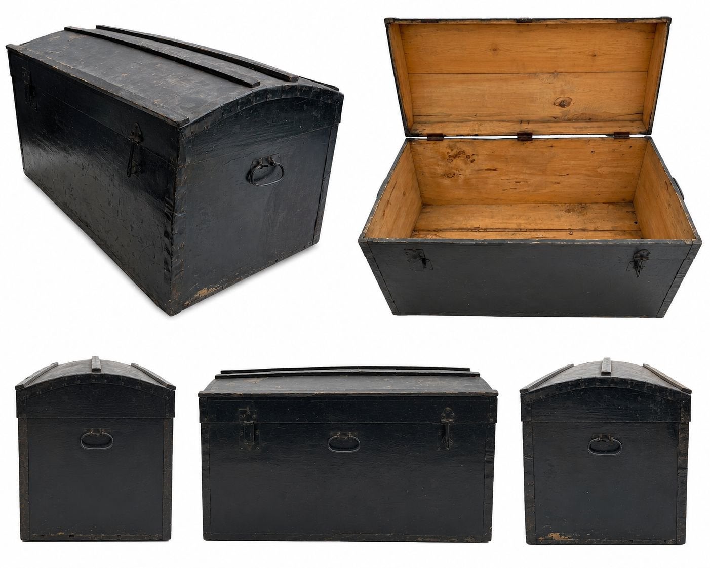 Houten zeemanskist, Huis en Inrichting, Woonaccessoires | Kisten, Ophalen, Gebruikt