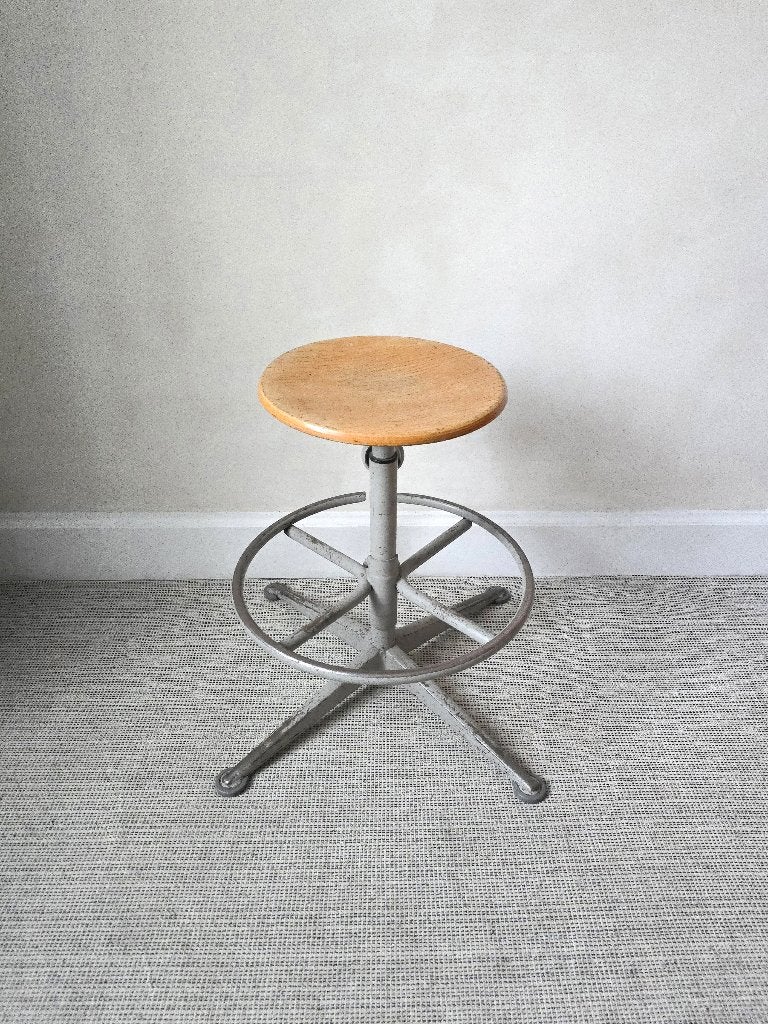 Tabouret d’architecte - Design industriel Wim RIETVELD 1960, Enlèvement ou Envoi