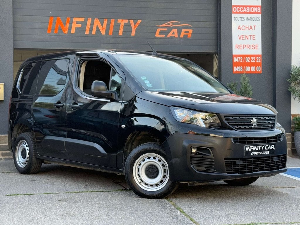 Peugeot Partner 1.5 BlueHDi Heavy Control (bj 2021), Auto's, Voorwielaandrijving, 75 kW, Gebruikt, Zwart