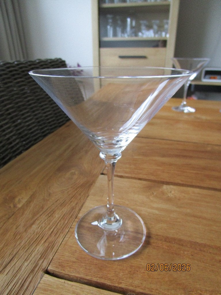 6 cocktailglazen, Verzamelen, Ophalen, Zo goed als nieuw