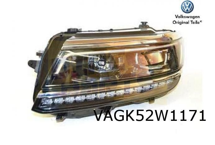 Volkswagen Tiguan (4/16-9/20) Koplamp Links adaptief LED Ori, Autos : Pièces & Accessoires, Éclairage, Neuf, -, Volkswagen, -