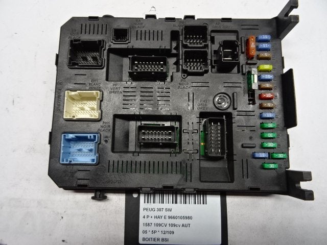 COMPUTER BODY CONTROL Peugeot 307 SW (3H) (9660105980), Kontakt-peugeot@peugeot.com, Gebruikt, Peugeot Deutschland GmbH, Bahnhofsplatz
65423  Rüsselsheim, DE