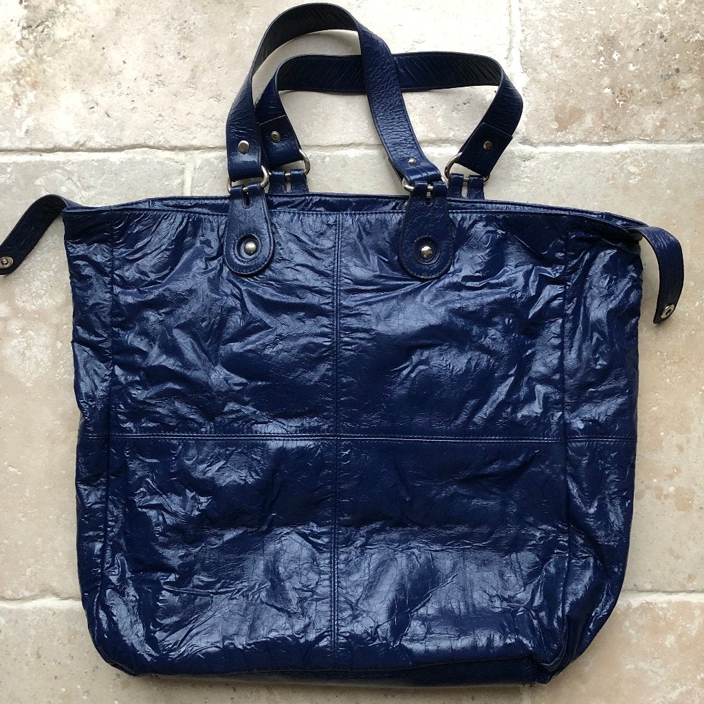 WE (Zij) Handtas, Ophalen, Gebruikt, Blauw, Handtas