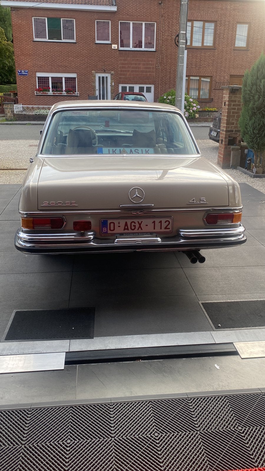 Mercedes oldtimer s280 4.5, Autos, Mercedes-Benz, Achat, Beige, Carnet d'entretien, Beige