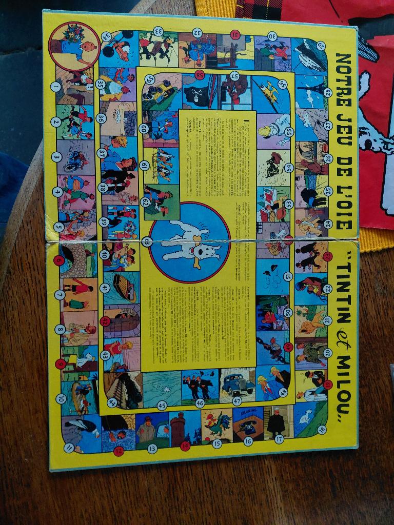 tintin jeu de l 'oie, Collections, Enlèvement ou Envoi, Tintin, Utilisé