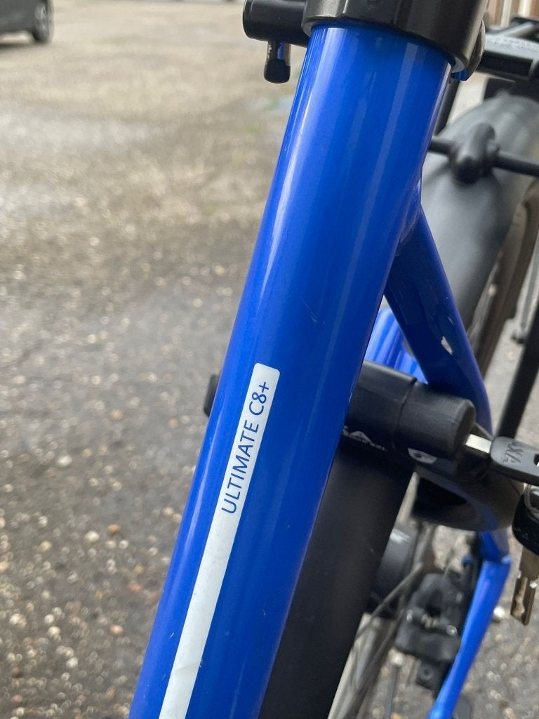 Gazelle Ultimate C8+ (met riem), Fietsen en Brommers, Ophalen, Zo goed als nieuw, 51 tot 55 cm, 50 km per accu of meer