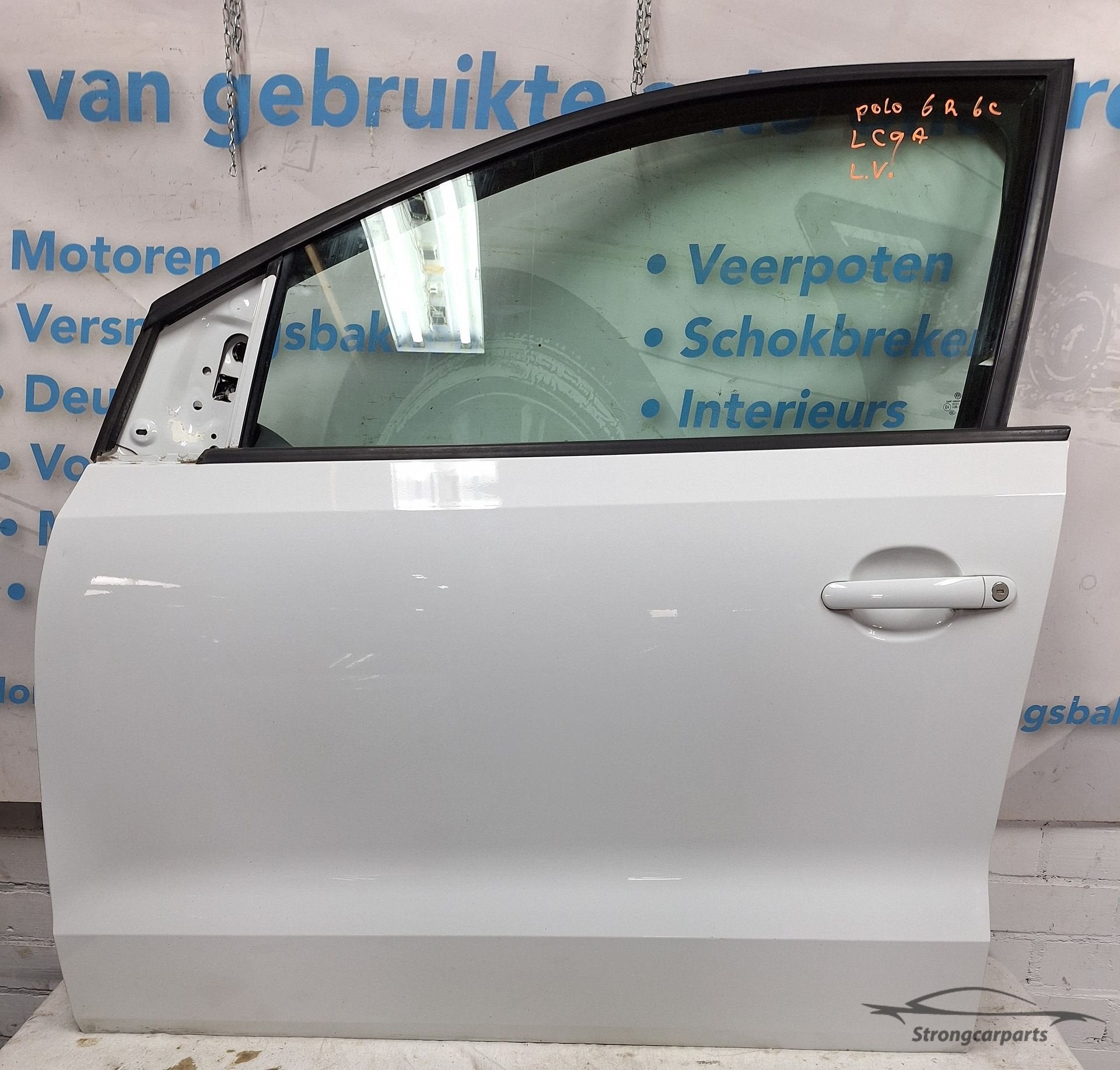 Deur Portier VW Polo 6R 6C links voor 5 deurs Kleurcode LB9A, Volkswagen, -, Utilisé, Porte