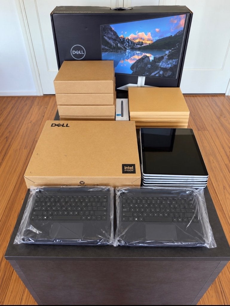 Partij Surface Pro 10/11 + Dell PB14250 Pro NIEUW, Ophalen, Qwerty, Nieuw, 512 GB