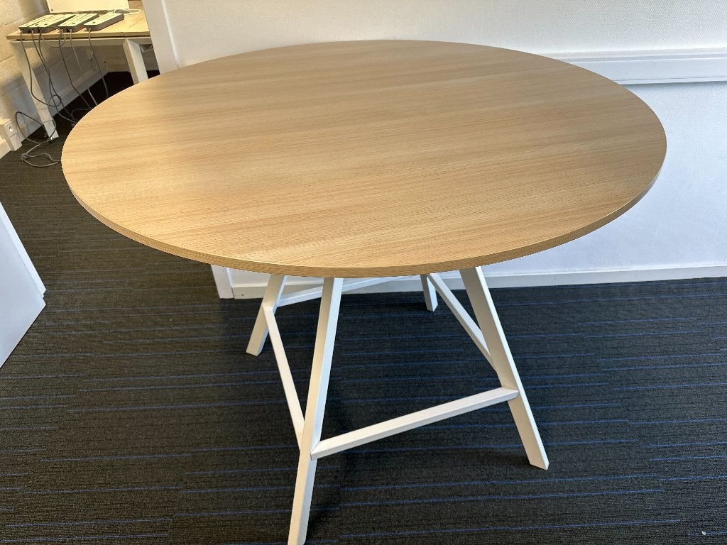 Table de bureau ronde, Autres marques, 120 cm, Enlèvement, Utilisé