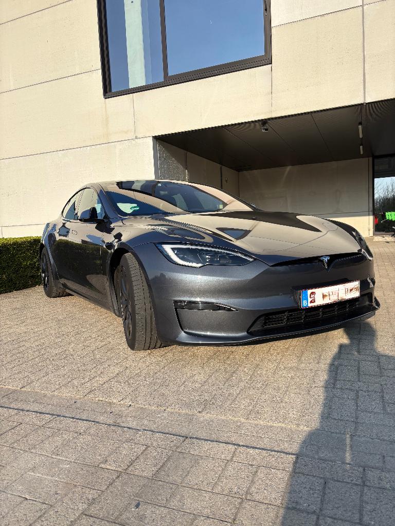 Tesla model S 2023 enhanced autopilot All wheel drive, Autos, Tesla, Cuir, Argent ou Gris, Achat, Climatisation automatique