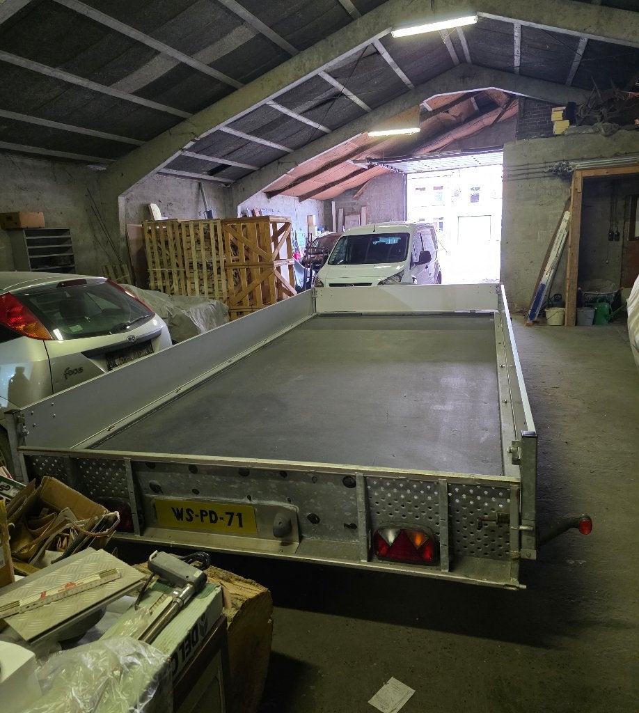 aanhangwagen, Ophalen, Gebruikt