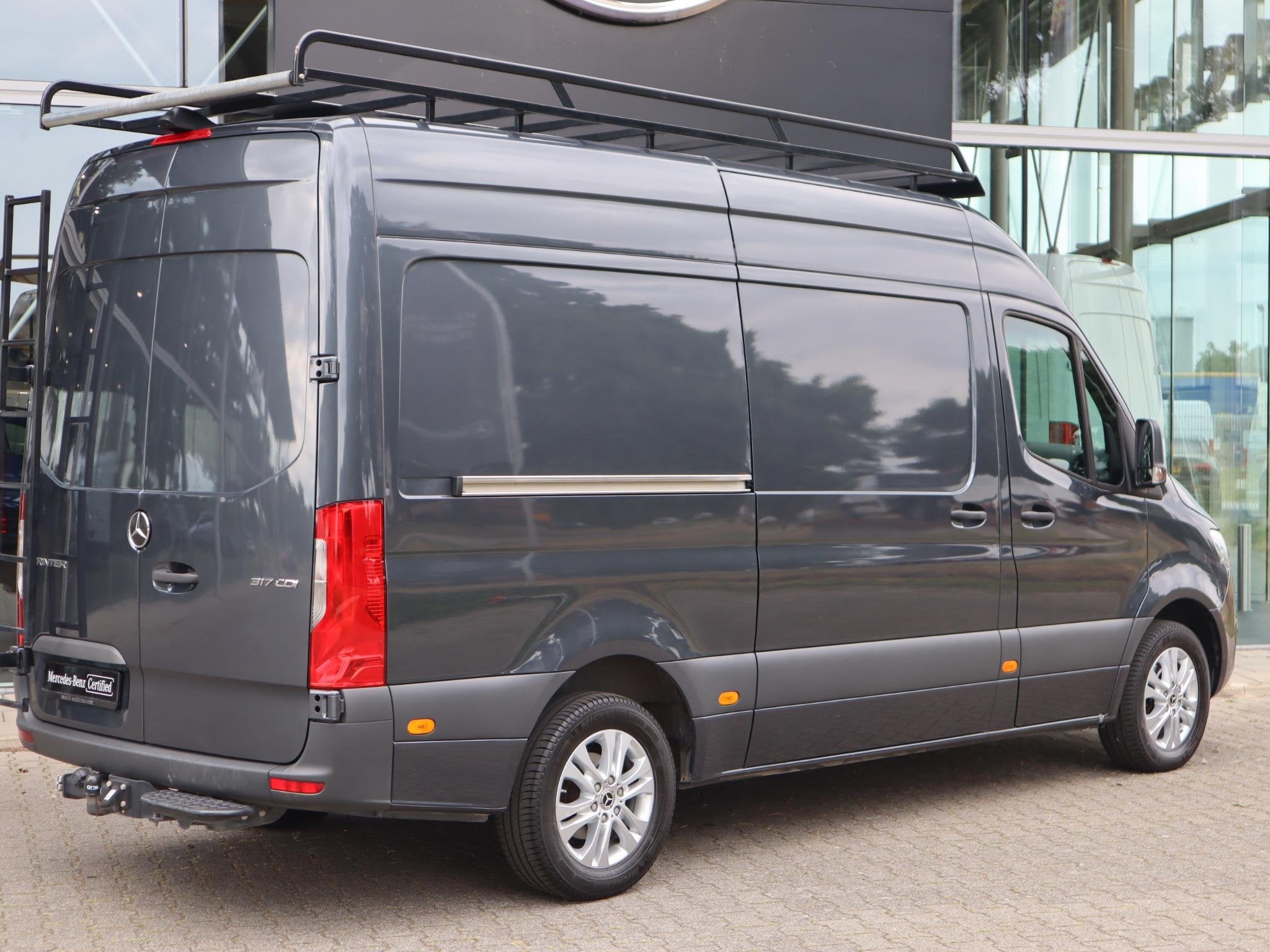 Mercedes-Benz Sprinter 317 CDI L2H2 IMPERIAAL 3.5T TREKHAAK, 7500 kg, Argent ou Gris, Achat, Entreprise