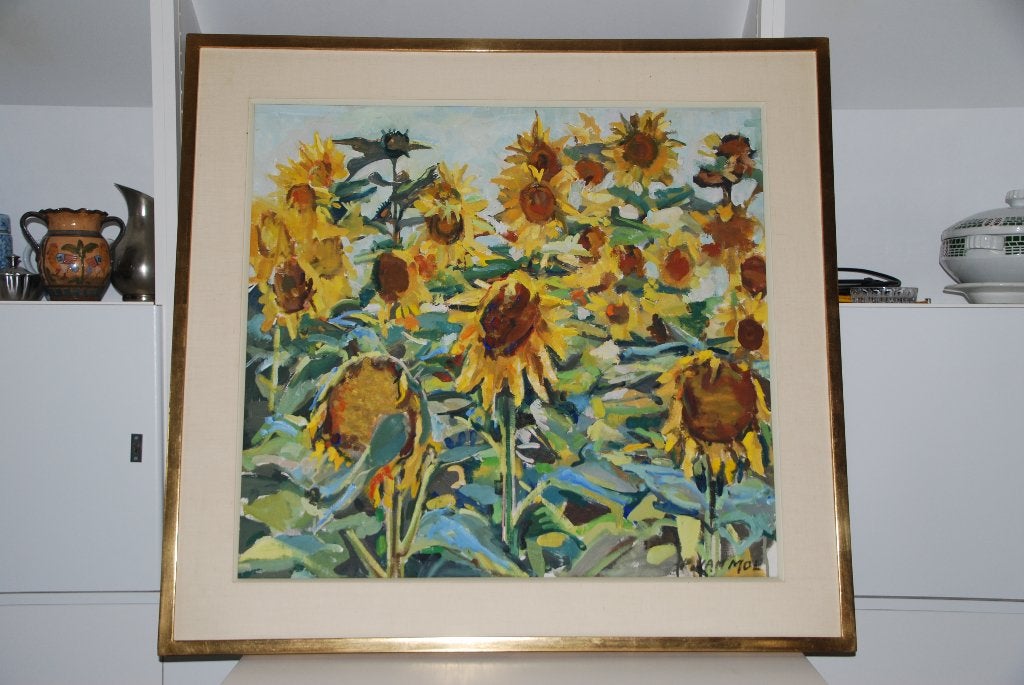 Werken van Pieter van Mol, Antiek en Kunst, Nederlandse school, Doek, Aquarel, Origineel werk